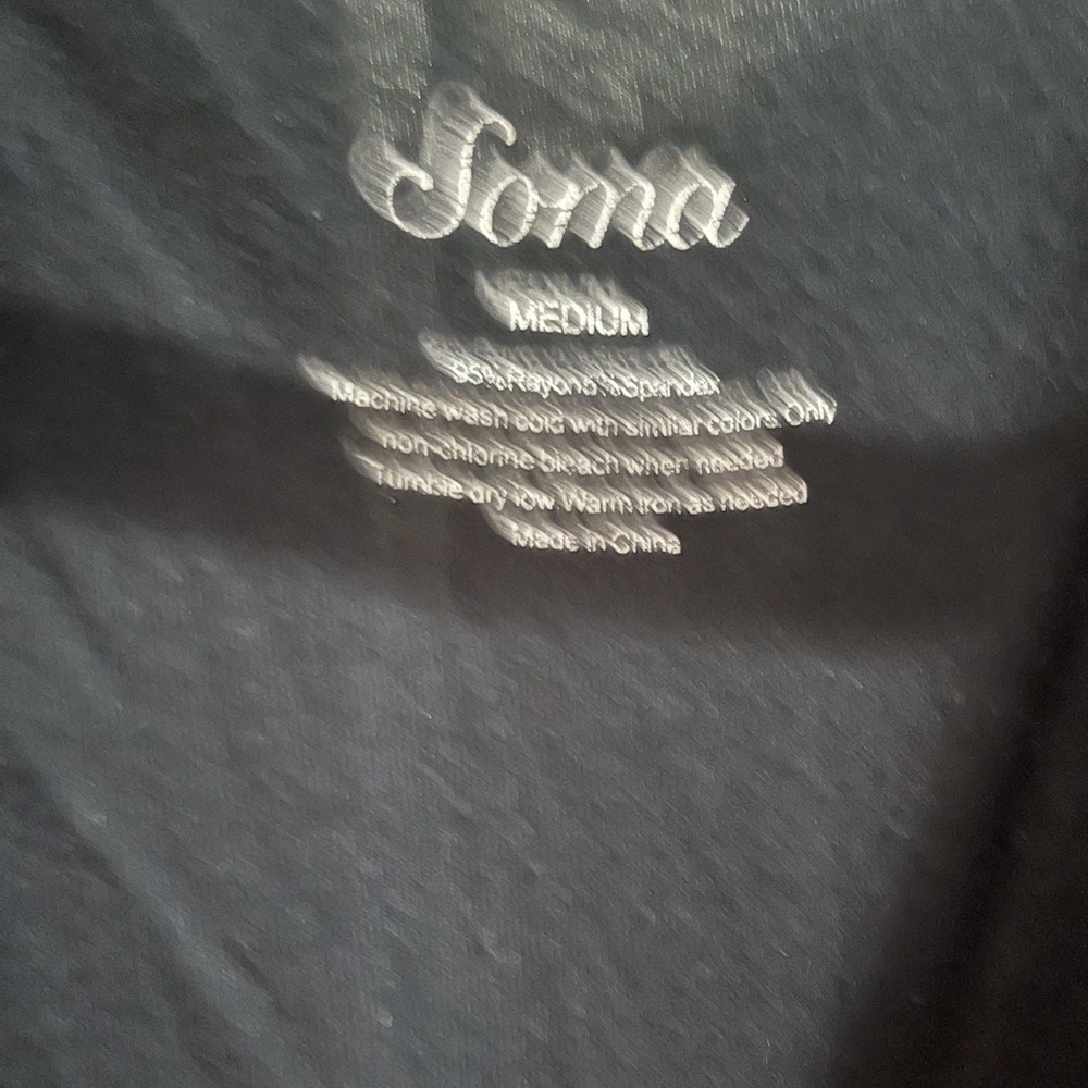Soma long sleeve open shoulder top - Picture 2 of 2
